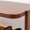 Entrance Bench, Solid Wood Shoe Rack, Designer Shoe Cabinet for Entrance Hallway Bedroom Balcony Living Room - 4 of 4