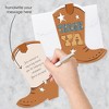 My First Rodeo - Shaped Thank You Cards - Little Cowboy 1st Birthday Party Thank You Note Cards with Envelopes - Set of 12 - 2 of 4