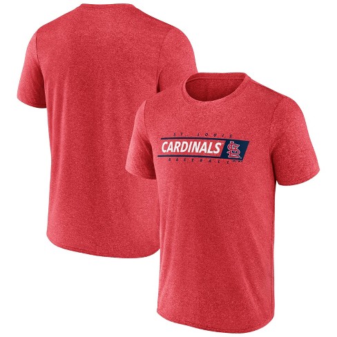 MLB St. Louis Cardinals Men's Short Sleeve Bi-Blend T-Shirt - XXL
