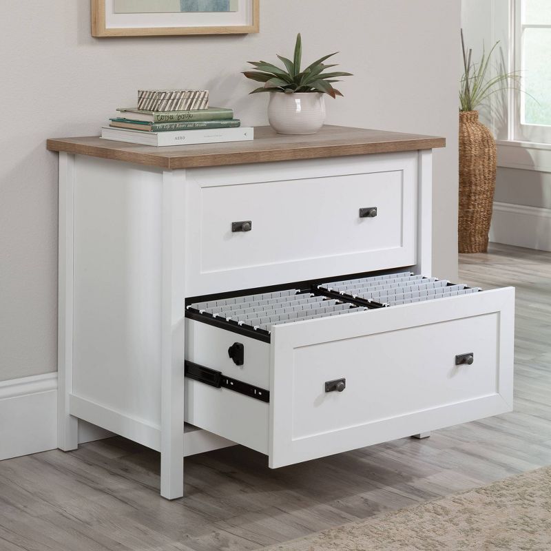 Sauder Cottage Road 2 Drawer Lateral File Cabinet White, 3 of 9