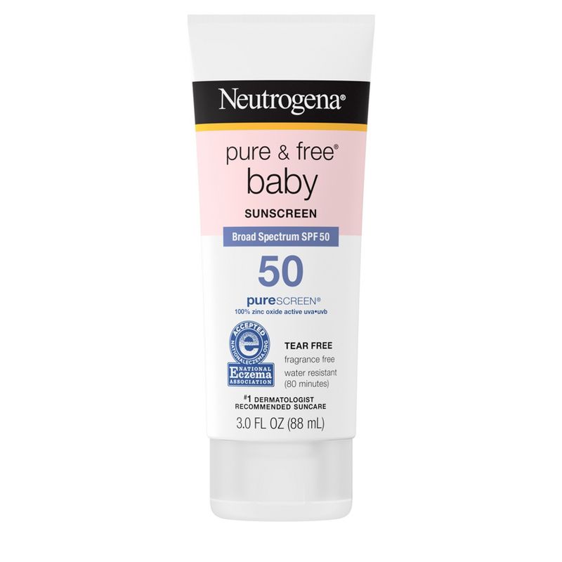 Neutrogena Pure & Free Baby Sunscreen Lotion - SPF 50 - 3 fl oz, 1 of 13