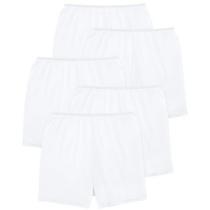 Comfort Choice Women's Plus Size Cotton Boxer 5-Pack - 1 of 4