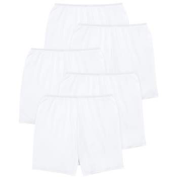 Comfort Choice Women's Plus Size 16 Stretch White Cotton Brief 5