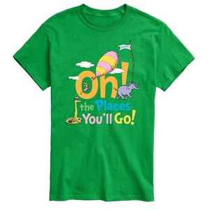 Men's - Dr. Seuss - Oh! The Places You'll Go Short Sleeve Graphic T-Shirt - 1 of 4