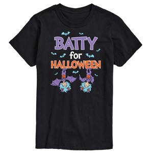 Men's - Dr. Seuss - Batty For Halloween Thing 1 and Thing 2 Short Sleeve Graphic T-Shirt - 1 of 4