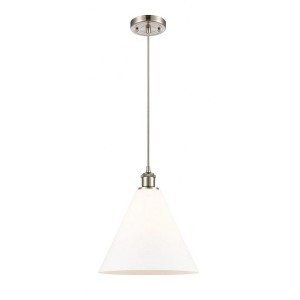 Berkshire - 1 Light Cord Hung Mini Pendant In Industrial Style-14.75 Inches Tall and 12 Inches Wide - 1 of 1