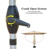 Vynxaria Rectangle Patio Umbrella - Navy Blue, Durable, UV-Resistant with Crank Lift - 2 of 4