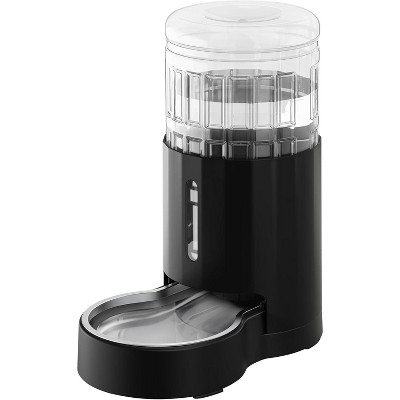 Stainless Steel Pet Water Dispenser, Automatic BPA-Free Gravity Waterer with Large Drinking Area