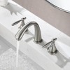 CLIHOME 8 in. Widespread 3-Hole 1.2 GPM Bathroom Faucet Faucet With Double-Handle - 4 of 4