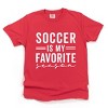 Simply Sage Market Soccer Is My Favorite Season Garment Dyed Tee - 2 of 4