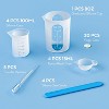 JDICTION Silicone Resin Measuring Kit - 250ml & 100ml Cups with Sticks, Pipettes & Finger Cots for Epoxy, Jewelry & Wax Crafting - 2 of 4