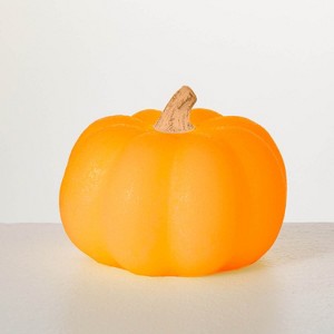 4" Orange Pumpkin LED Candle - 1 of 2