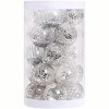 25 Pcs Christmas Ball Ornaments,2.36 Inch Clear Christmas Tree Decorations,Shatterproof Xmas Tree Halling Balls - 2 of 4