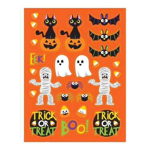 4ct Spooky Friends Halloween Stickers Target