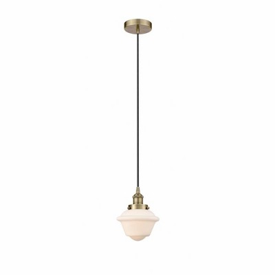 Oxford - 1 Light Mini Pendant In Traditional Style-9.5 Inches Tall and 7.5 Inches Wide