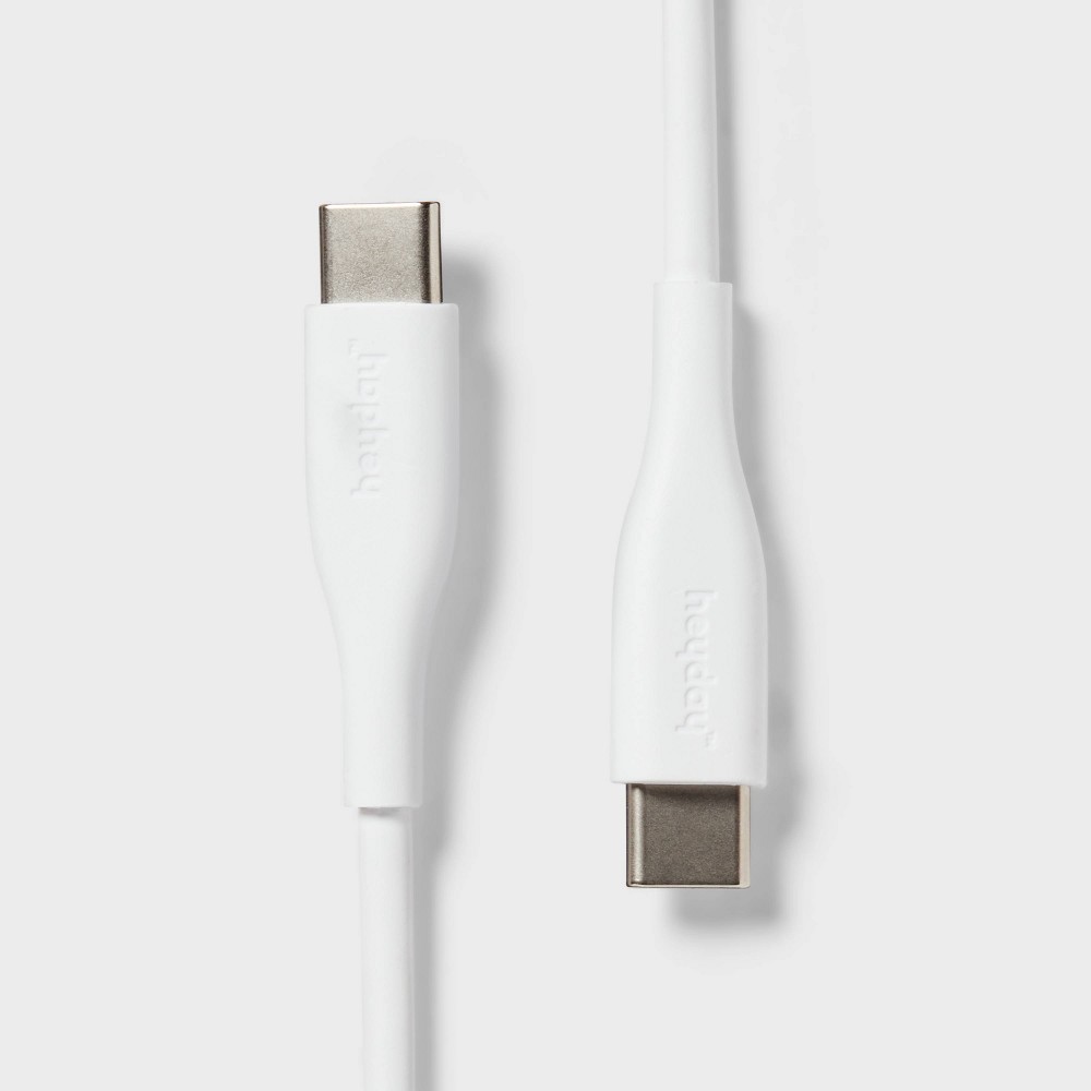 3' USB-C to USB-C Cable - heyday™ White
