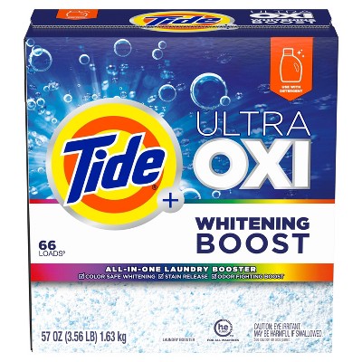 Tide Powder Oxi Whitening Boost Laundry Additive - 57oz