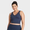 Women's Flex Light Support V-Neck Cropped Sports Bra - All In Motion™ - 3 of 4