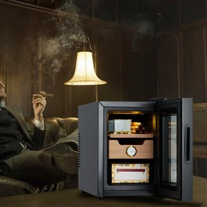 TROPOW Humidor, Large Electric Humidor Humidifier for Counts, Box Humidor Cabinet with Heating and Cooling Function, Glass Door - 1 of 4