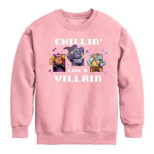 Boys' - Teenage Mutant Ninja Turtles - Chillin Like A Villain Graphic Long Sleeve Fleece Sweatshirt - 1 of 4