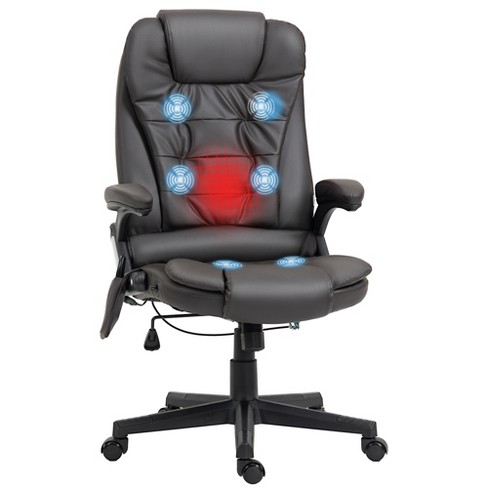 Ergonomic Office Chair with 8 Modes Vibrating Massage & Heating