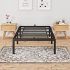 Metal Platform Bed Frame, Heavy Duty 800LB Capacity with Under Bed Storage, No Box Spring Needed, Noise Free & 20-Min Assembly, Black - 3 of 4