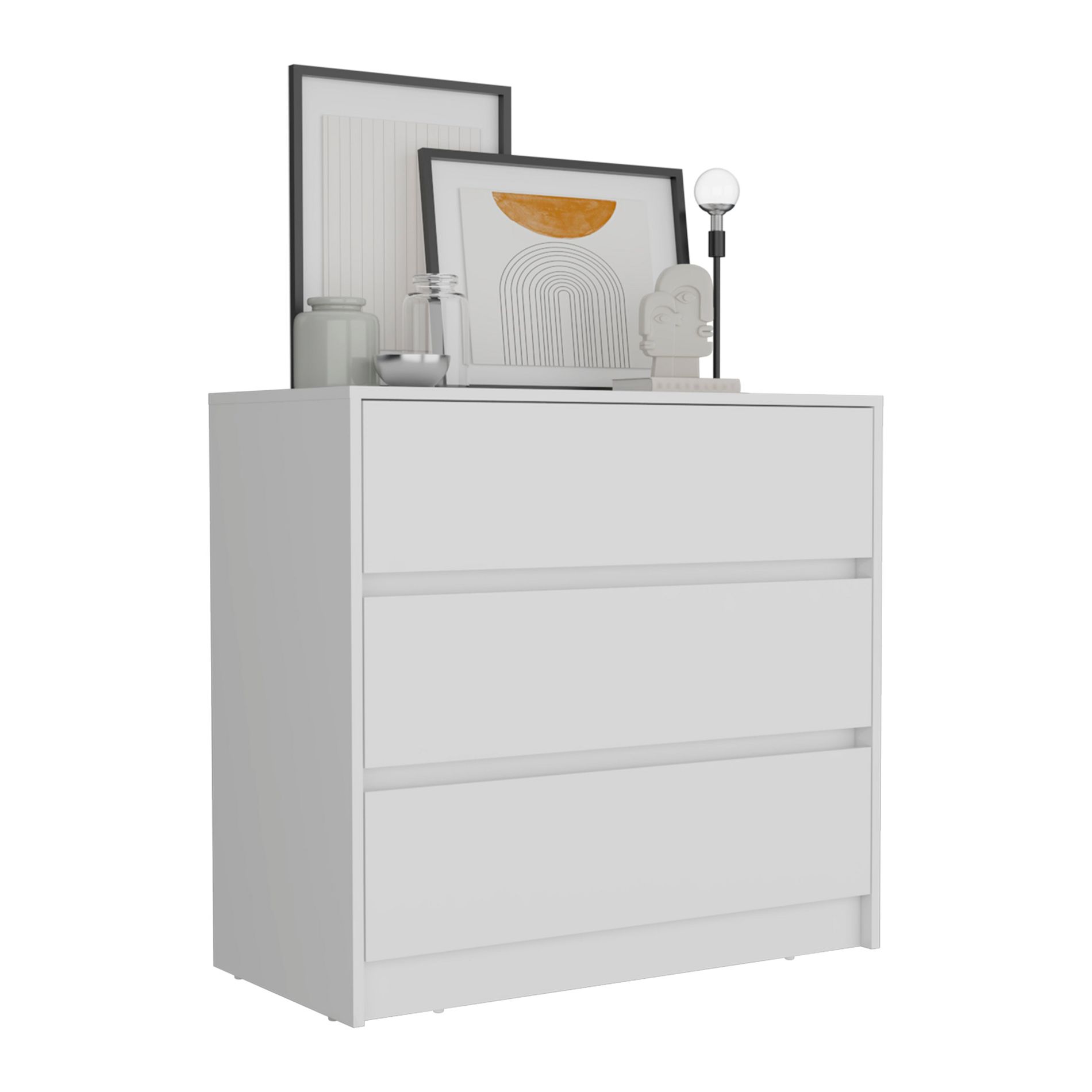 Depot E-Shop Dresser 31"H, 3 Drawers, Chest of Drawers