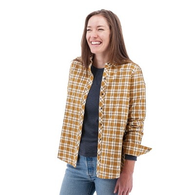 Old Ranch Brands Women's Gracie Organic Snap Plaid Shirt