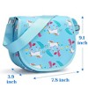 Girls Cute Pinapple Crossbody Purse Messenger Shoulder Bags with Adjustable Straps For Kids - 4 of 4