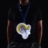 NFL Fan Chain, Big Neon Light Up Team Logo - Los Angeles Rams - 3 of 4