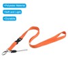 Unique Bargains Polyester Wear-resistant Lightweight ID Card Neck Lanyards with Hook 2 Pcs - 4 of 4