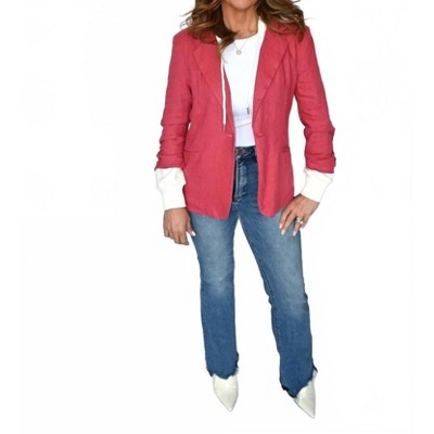 Women's Motum Linen Blazer - RISEN