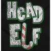 Funny Christmas Head Elf Candy Cane Graphic T Shirt Men or Women Brisco Brands - 2 of 4