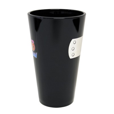 Naruto Shippuden Black and Silver 16oz Drinking Glass