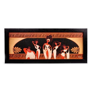 Silver Buffalo Disney Hercules "Muses Pose" Hanging Sign Gel Coat Framed Wall Art - 1 of 4