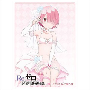 Bushiroad High Grade 60ct Printed Art Card Sleeves Re Zero Starting Life in Another World Ram Wedding - 1 of 1