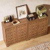Tribesigns Sideboard Buffet Cabinet with Storage, 57.5" Farmhouse Wood Credenza Storage Cabinet with Doors, for Kitchen, Living Room, Walnut - 4 of 4