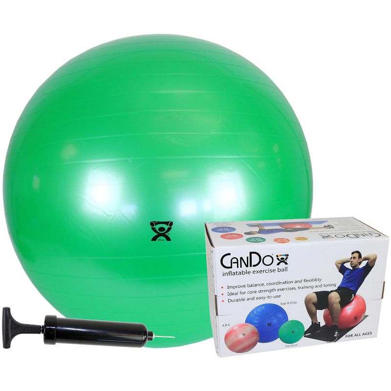 CanDo Inflatable Exercise Ball, 1 of 4