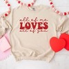Simply Sage Market Women's Graphic Sweatshirt All Of Me Loves All Of You - 3 of 3