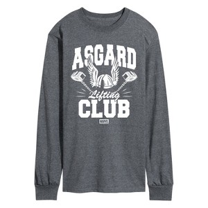 Men's - Marvel - Thor Asgard Lift Club Long Sleeve Graphic T-Shirt - 1 of 4
