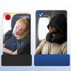 Unique Bargains Travel Neck Pillow with Extra Large Hood 1 Set - 2 of 4