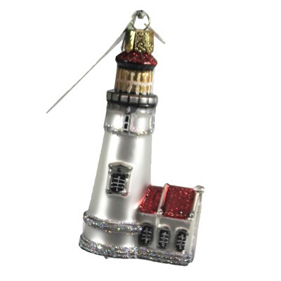 Old World Christmas 4.0" Heceta Head Lighthouse Oregon Sea  -  Tree Ornaments