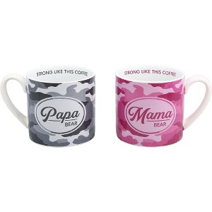 Pavilion Gift Company - Papa & Mama Bear - 15 oz Mug Set - Drinkware - 1 of 4