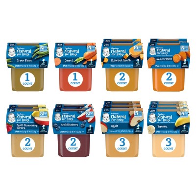 Gerber Toddler Fruit & Veggie Value Pack Baby Food Pouches - 9ct/31.5oz :  Target