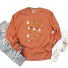 Simply Sage Market Halloween Floral And Ghost Collage Garment Dyed Long Sleeve - 3 of 4
