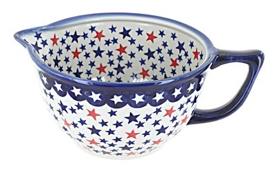 Blue Rose Polish Pottery A296 Andy Batter Bowl