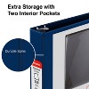 Staples Standard 1 1/2" 3-Ring View Binder Blue (26439-CC) 82652 - 4 of 4