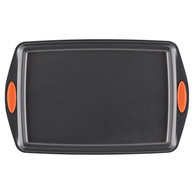 Gray Carbon Steel Non-stick 3-Piece Baking Sheet Pan Set