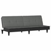 vidaXL Sofa Bed Dark Gray Fabric - 2 of 4