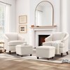 Accent Arm Chair with Storage Ottoma, Soft Armchair, Signle Sofa for Home Office - 4 of 4